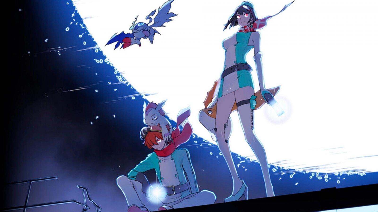 I protagonisti di Digimon Story Time Stranger