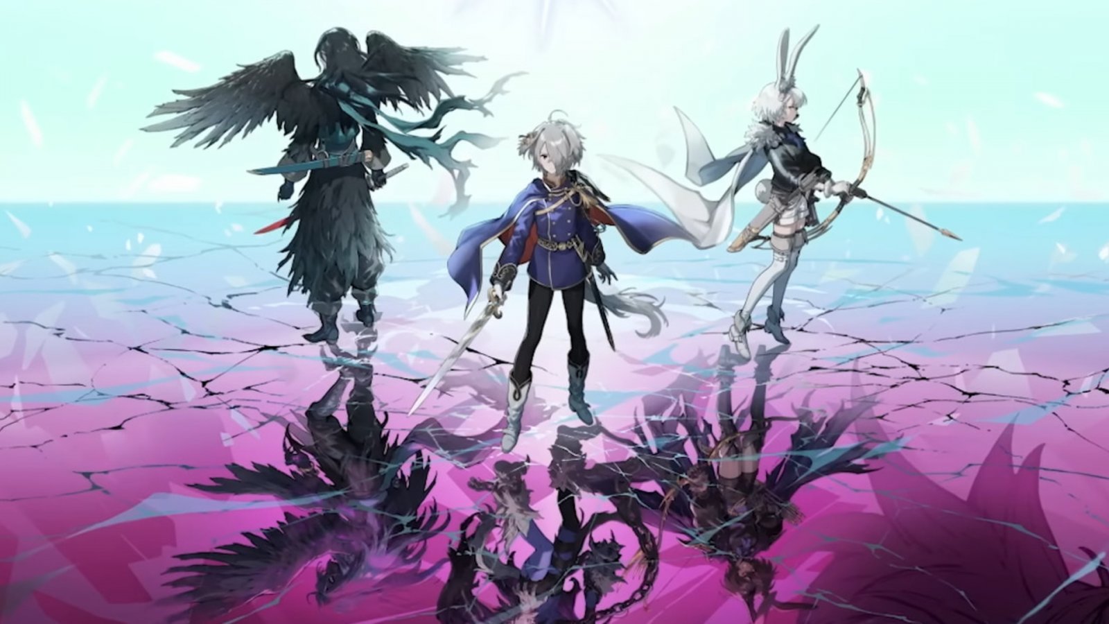 L'artwork di Fire Emblem Shadows che mostra i principali protagonisti del gioco