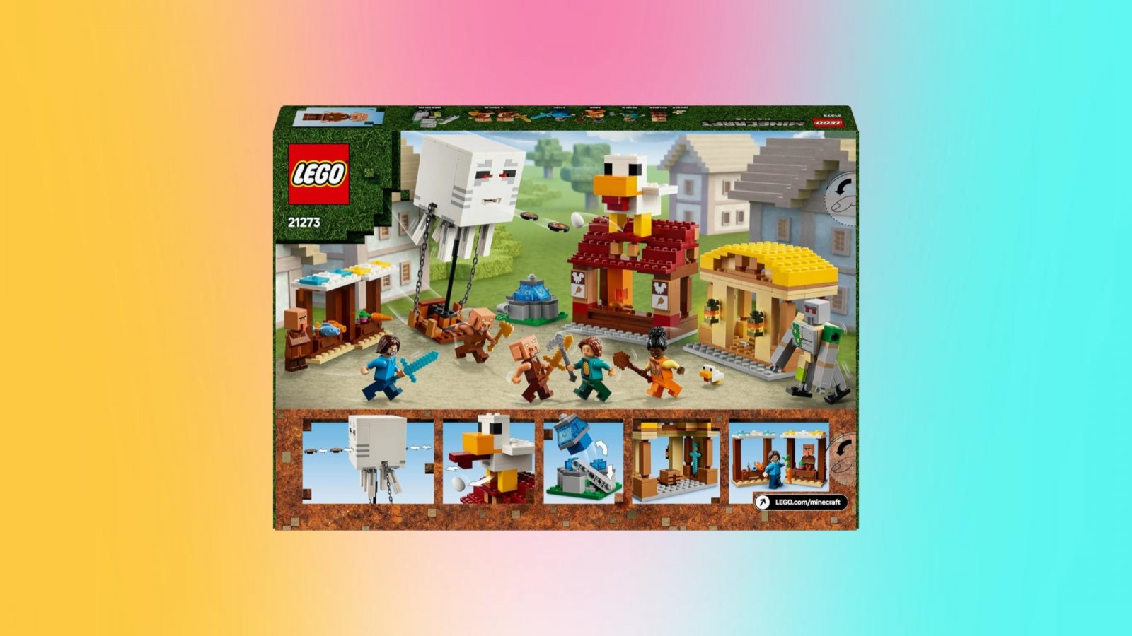 LEGO Minecraft Attacco al Villaggio del Ghast