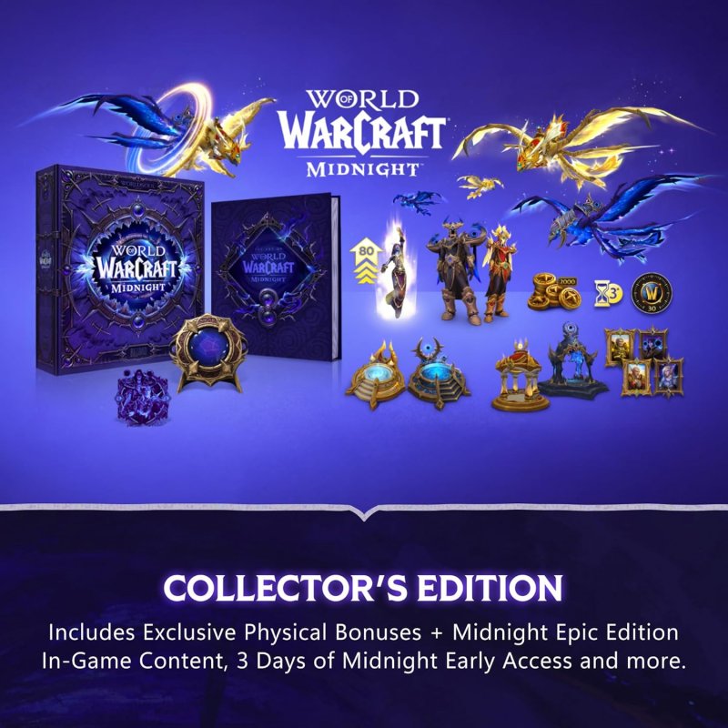 I contenti di World of Warcraft: Midnight Collector's Edition