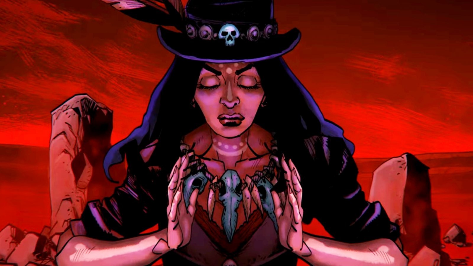 Un personaggio di Blood West