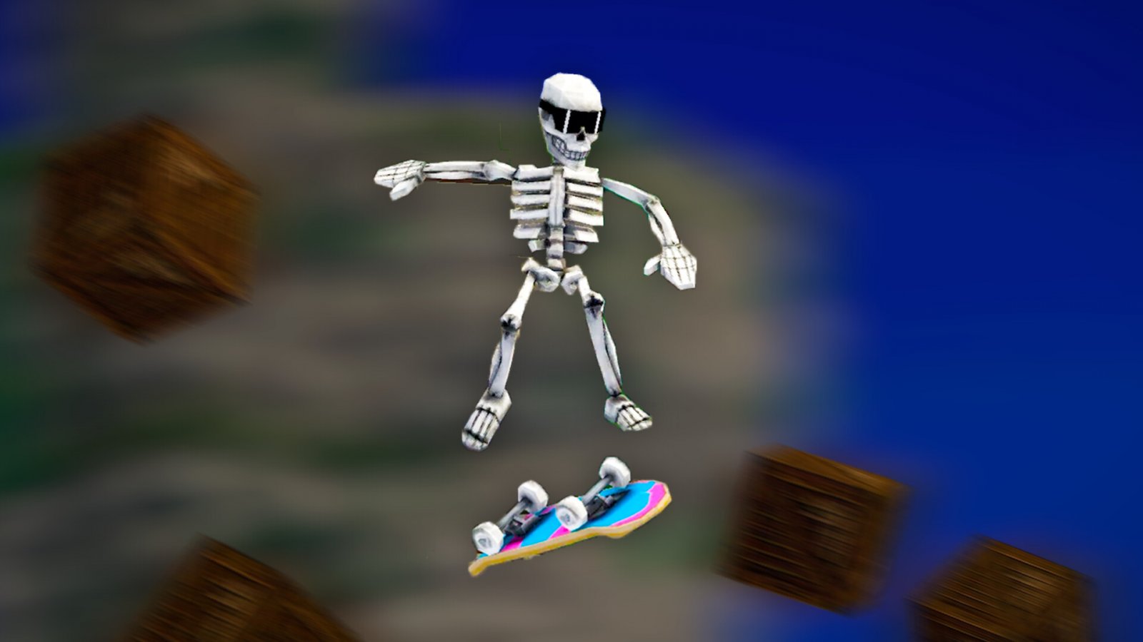 Uno scheletro di Megabonk