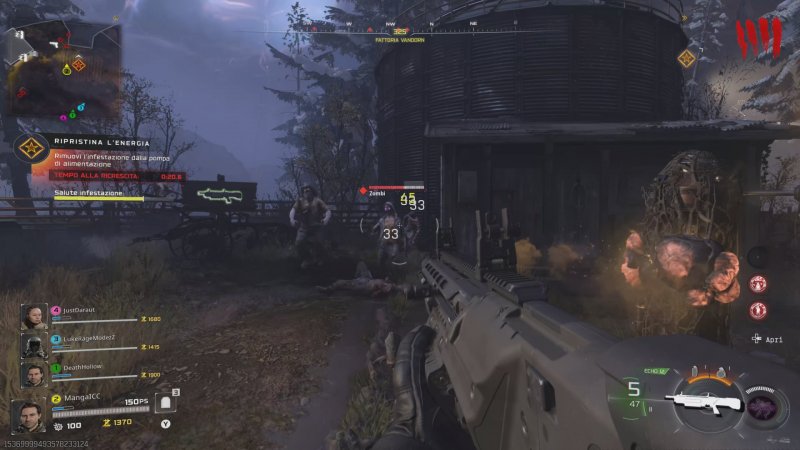 Una scena dalla modalità Zombie di Call of Duty: Black Ops 7 Una scena dalla modalità Zombie di Call of Duty: Black Ops 7