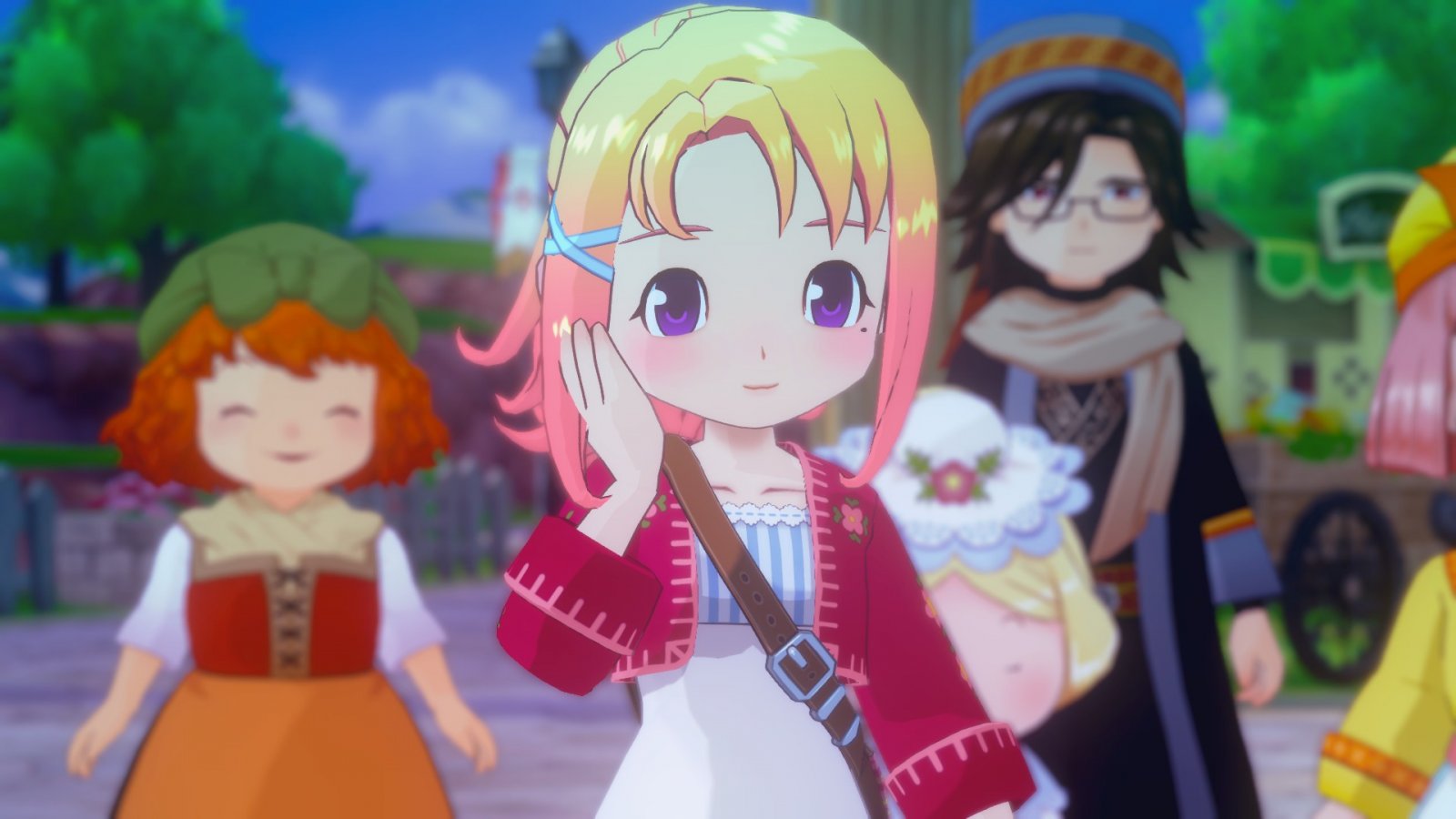 Alcuni dei personaggi di Story of Seasons: Grand Bazaar