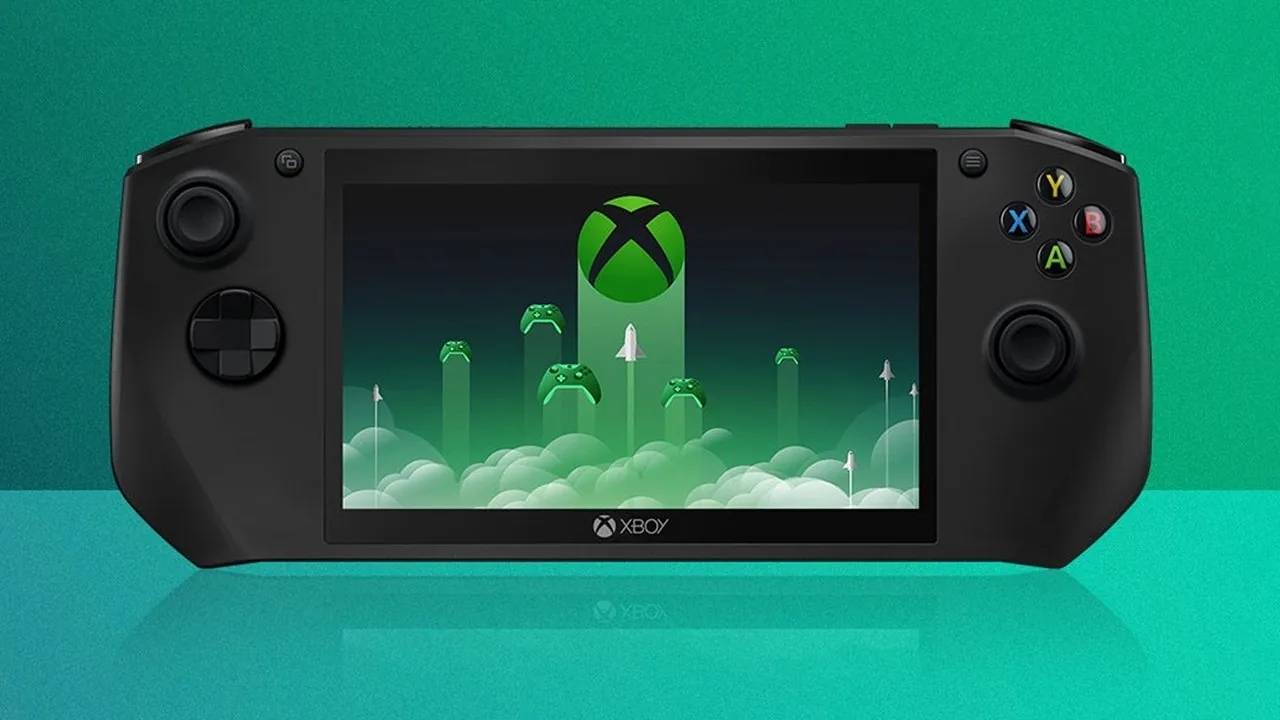 Un mock-up di console portatile Xbox