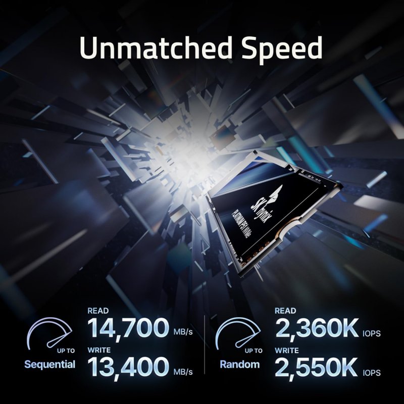 L'SSD PCIe 5.0 SK Hynix Platinum P51 L'SSD PCIe 5.0 SK Hynix Platinum P51