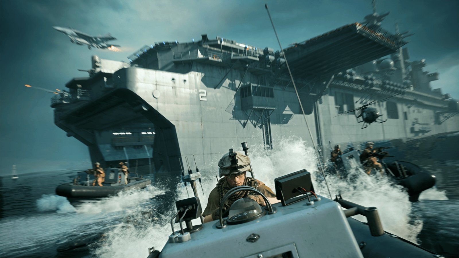 Una corazzata in Battlefield 2042