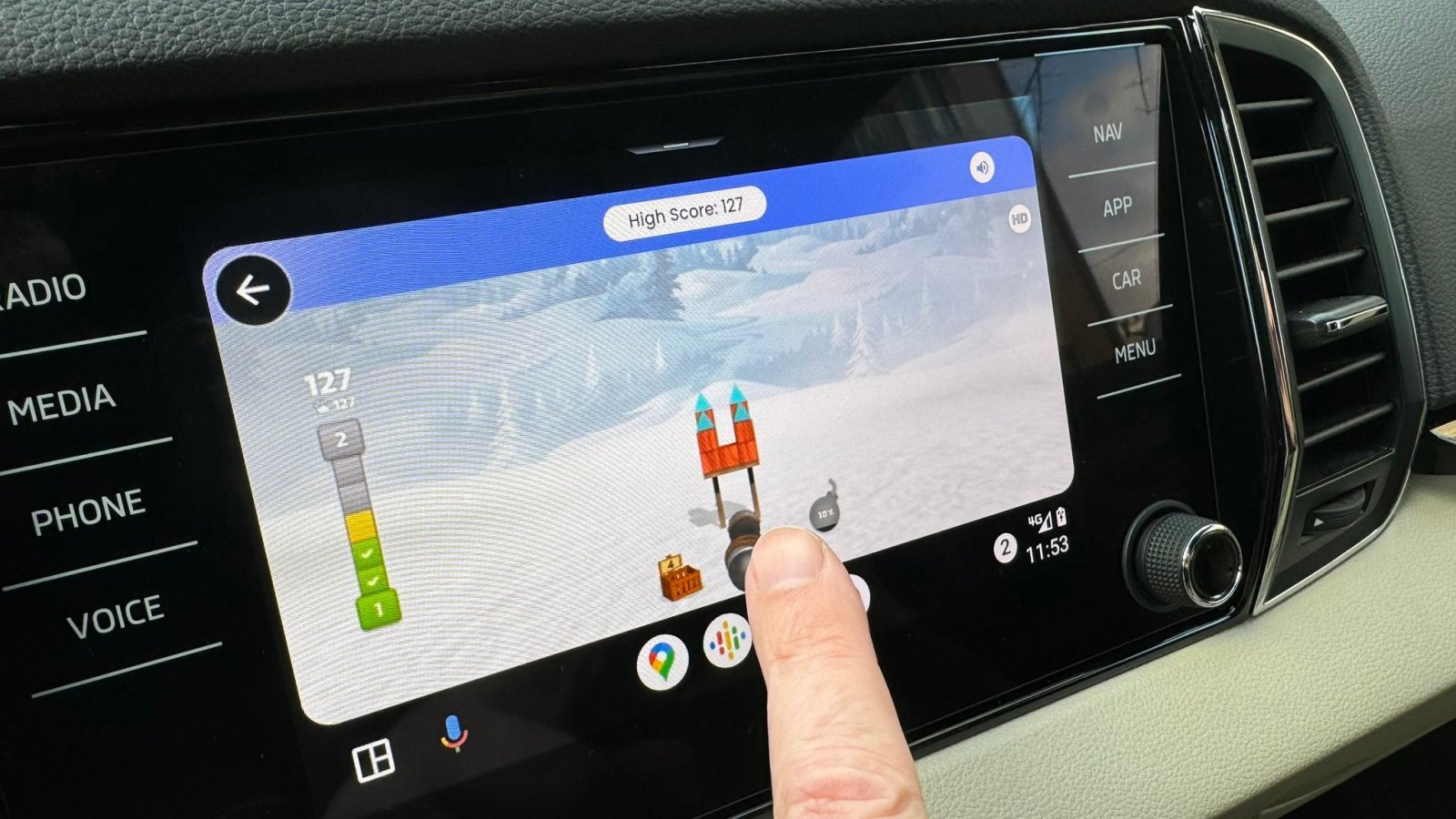 Android Auto Game Snacks