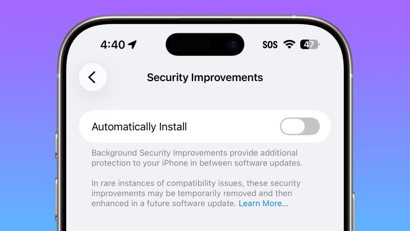 Le nuove impostazioni (Fonte: MacRumors) Le nuove impostazioni (Fonte: MacRumors)