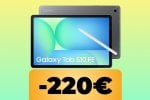 Il tablet Samsung Galaxy Tab S10 FE è in sconto al prezzo più basso di sempre su Amazon per la Festa Prime - Notizia