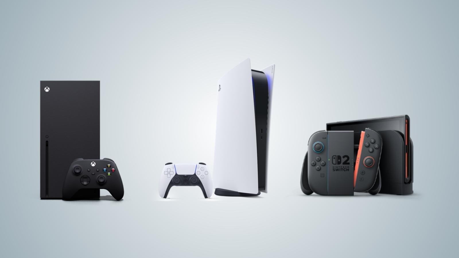 Xbox Series X|S, Nintendo Switch 2 e PS5