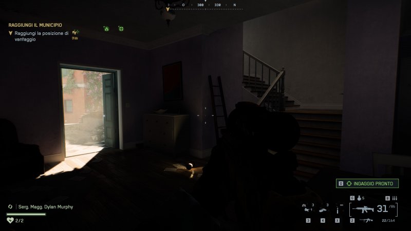 Il sistema di illuminazione svolge bene il suo lavoro, ma la mancanza del ray tracing può farsi sentire in alcuni frangenti Il sistema di illuminazione svolge bene il suo lavoro, ma la mancanza del ray tracing può farsi sentire in alcuni frangenti