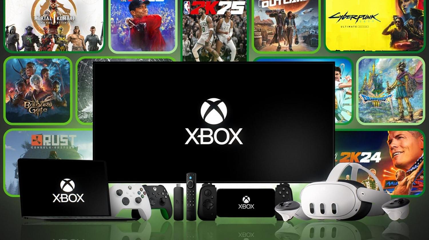 Il logo Xbox su di uno schermo