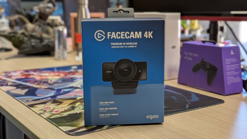 La confezione di vendita dell'Elgato Facecam 4K