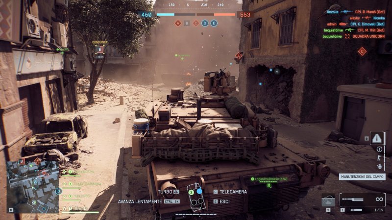 Le mappe iniziali sono prevalentemente ad ambientazione cittadina, con qualche interessante eccezione inclusa la classica Operation Firestorm