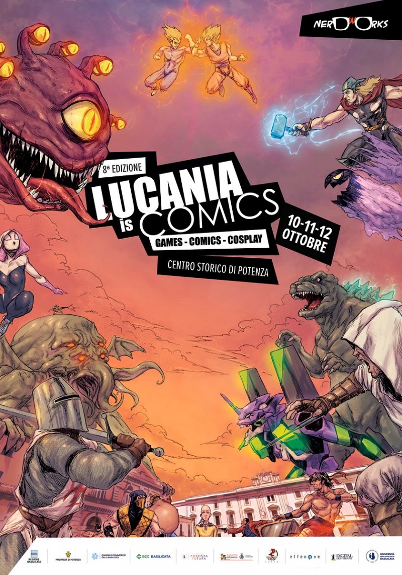 La locandina del Lucania is Comics 2025 La locandina del Lucania is Comics 2025