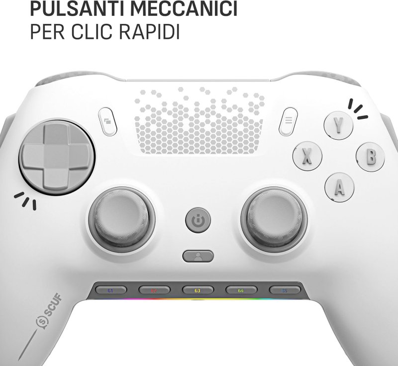 Il controller SCUF Envision Pro bianco Il controller SCUF Envision Pro bianco