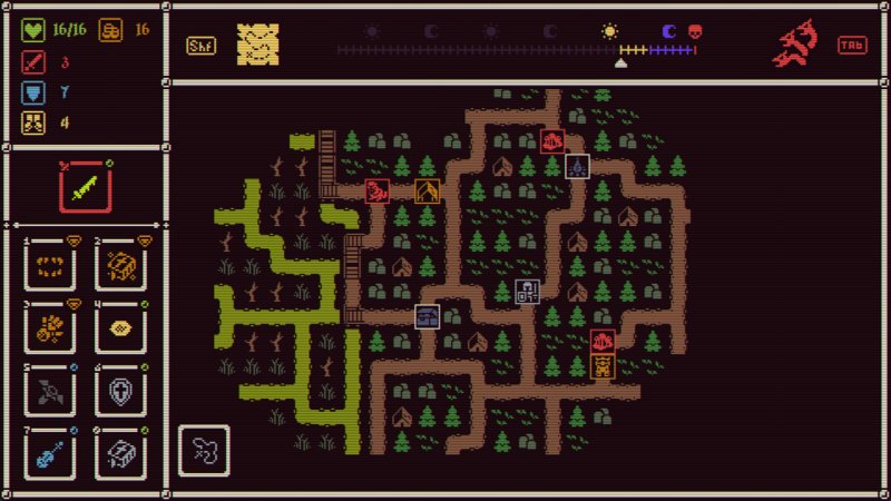 La grafica un po' in stile ZX Spectrum di He Is Coming