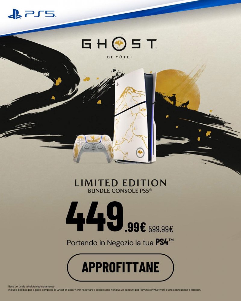 PS5 Limited Edition Ghost of Yotei