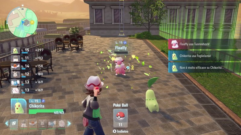 Sui tetti di Luminopoli si possono incontrare pokémon rari