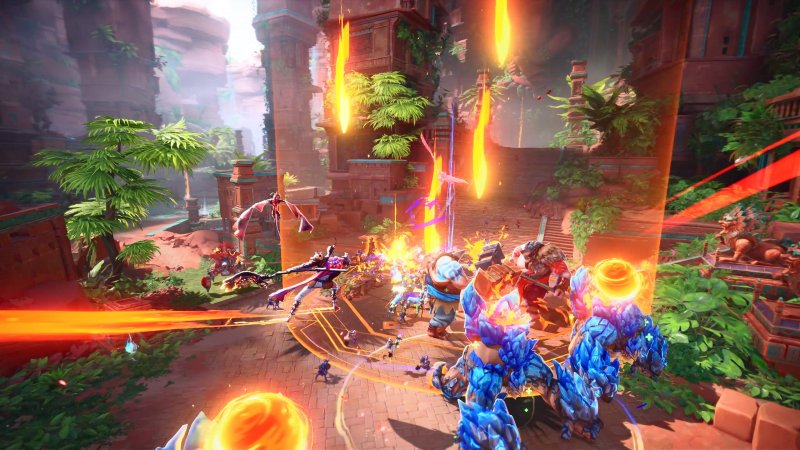 L'arena sa essere molto confusionaria nei momenti più concitati del gioco