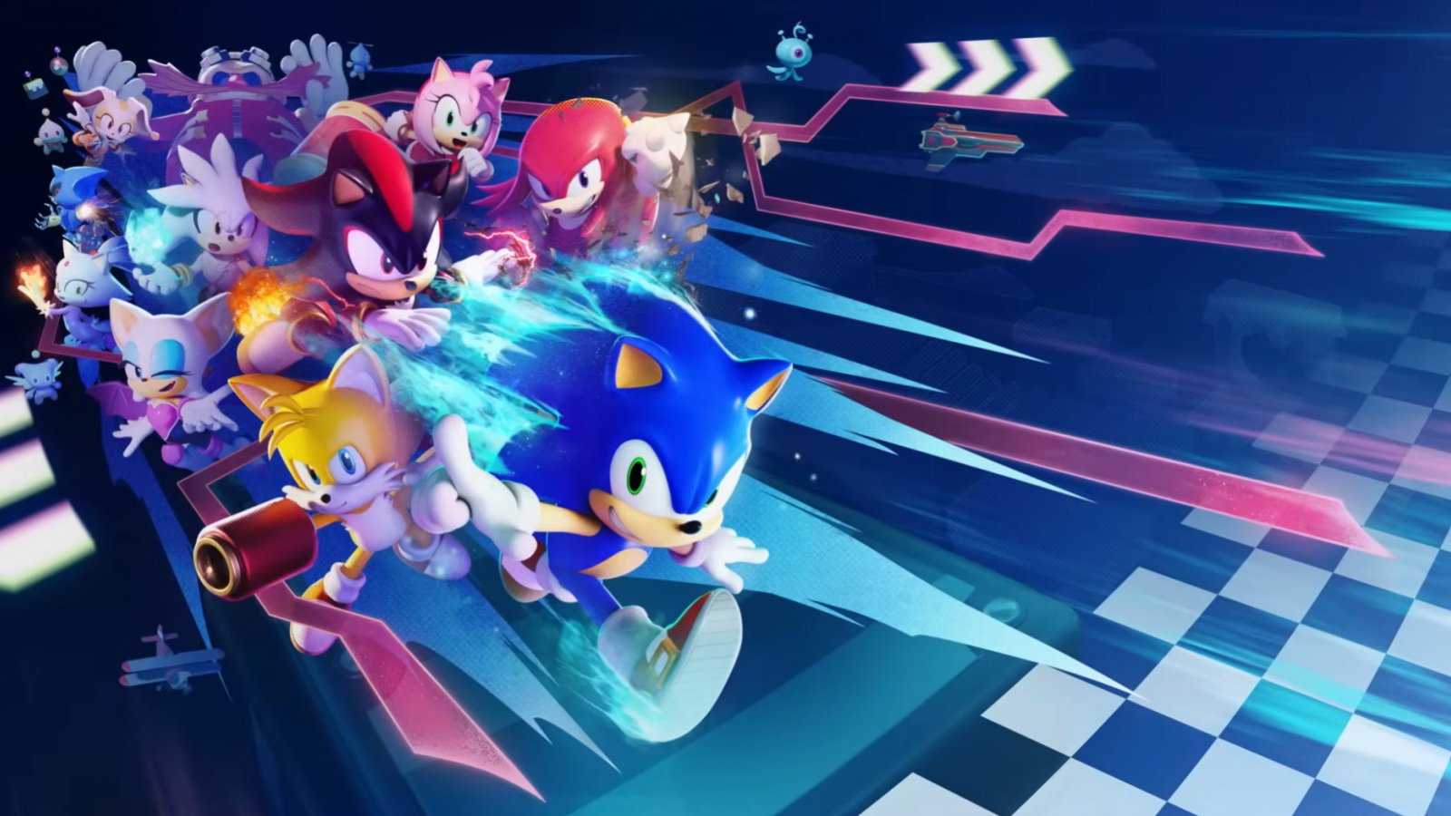 Tutti i personaggi iniziali di Sonic Rumble