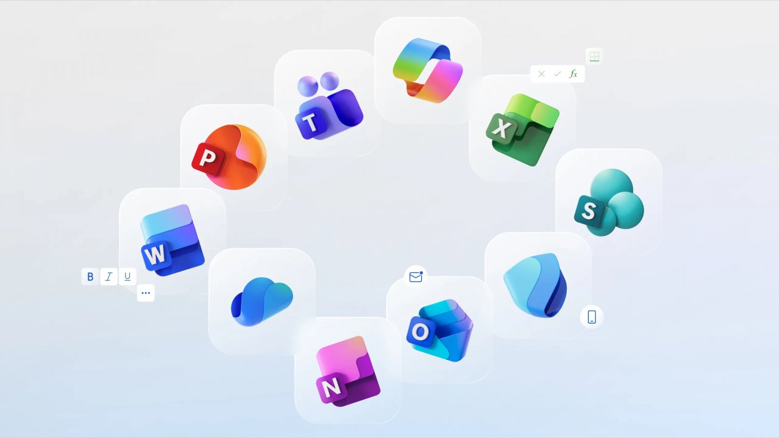 I nuovi loghi per le app della suite Microsoft Office