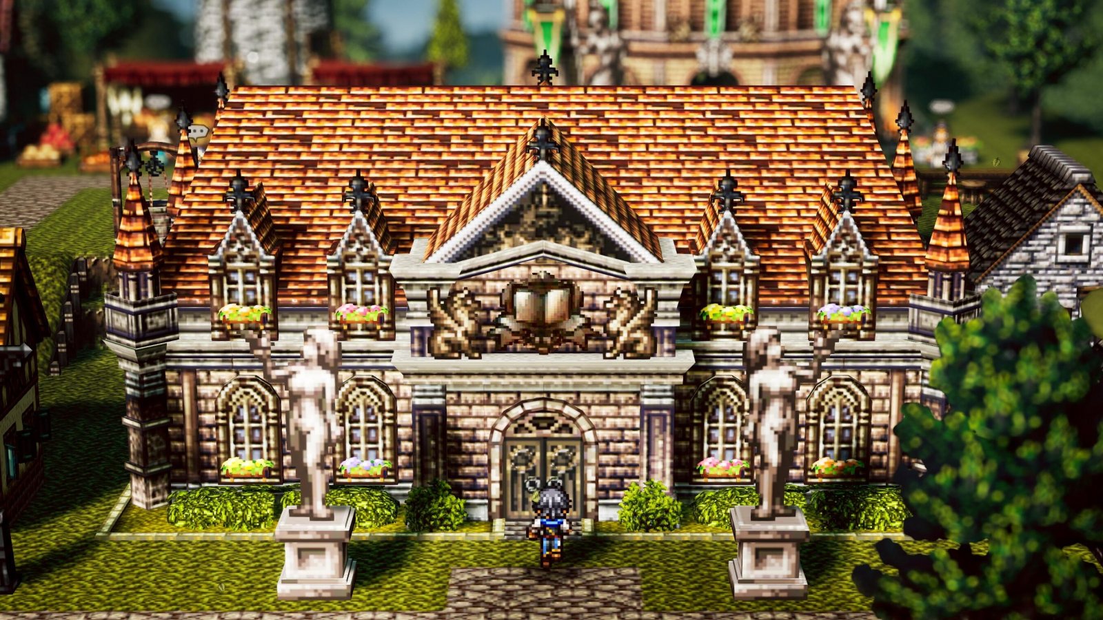 Una villa in Octopath Traveler 0