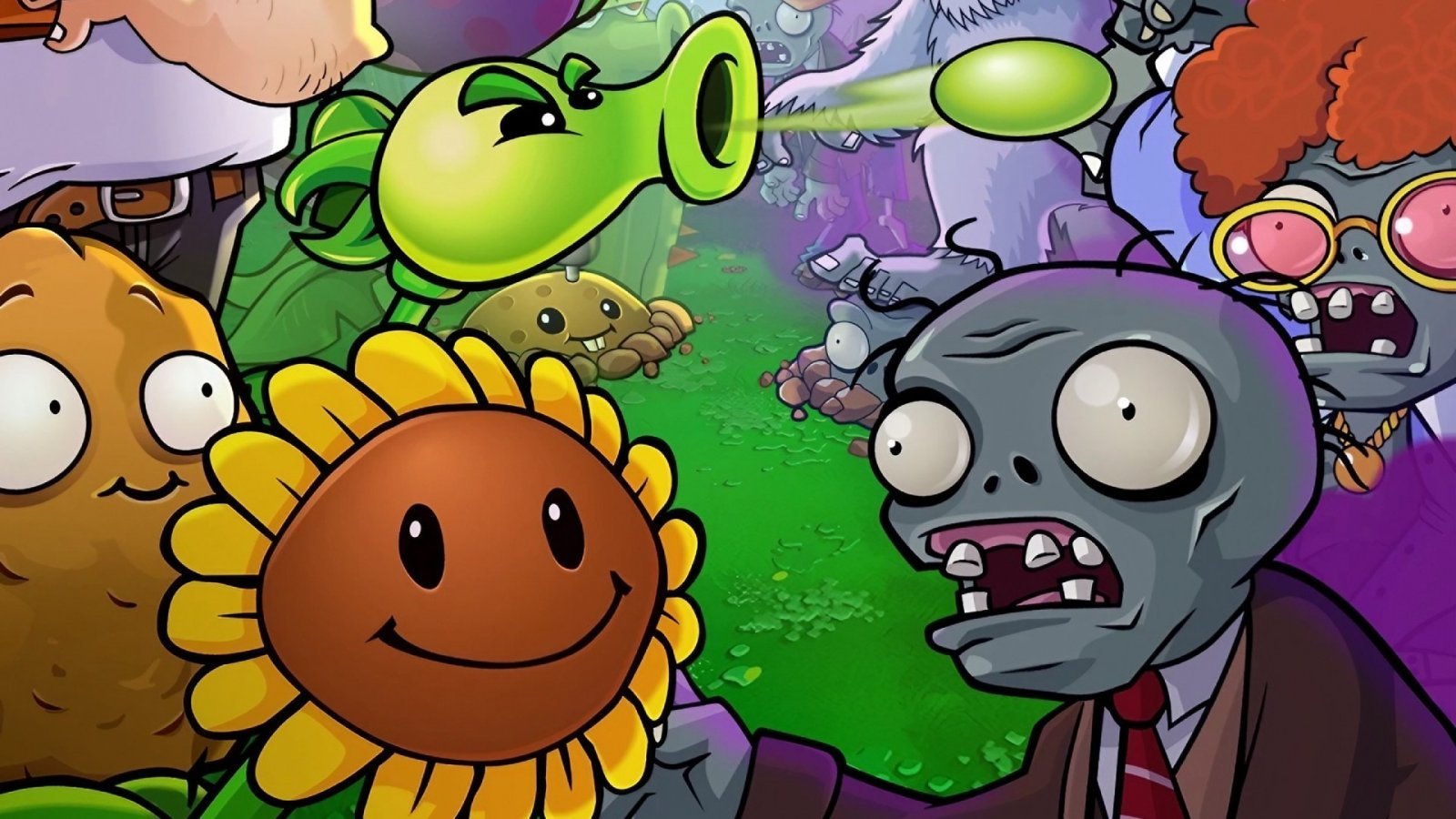 Alcuni dei personaggi di Plants Vs. Zombies: Replanted