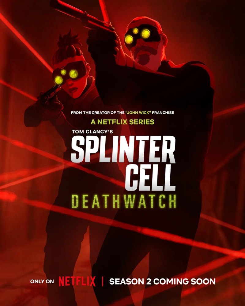 Il poster con l'annuncio della seconda stagione di Splinter Cell: Deathwatch