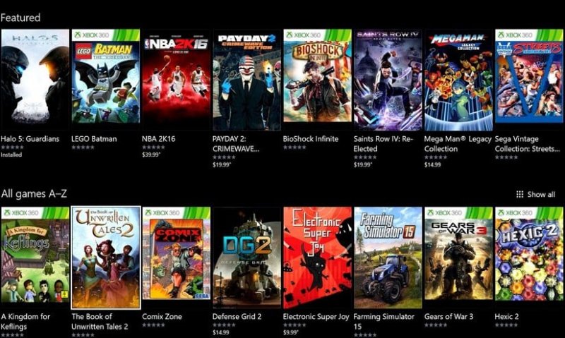 La prima versione del Game Pass risalente al 2017