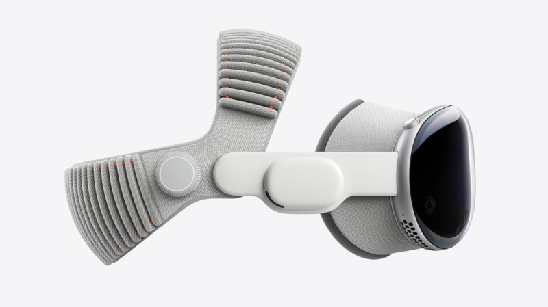 Apple Vision Pro con la nuova Dual Knit Band