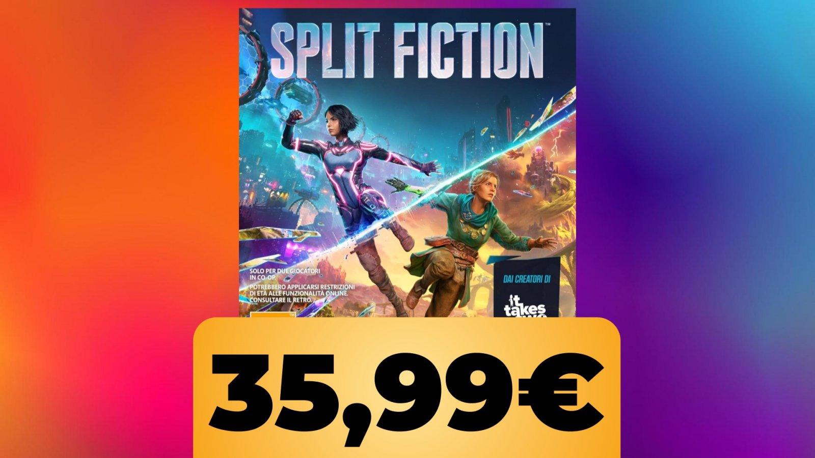 Split Fiction e il prezzo 35.99€