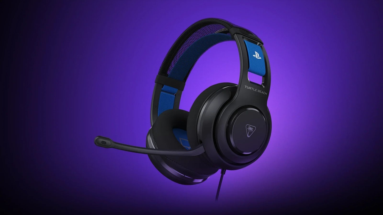 Turtle Beach Atlas 200 nella colorazione Nera con il modello brandizzato PlayStation