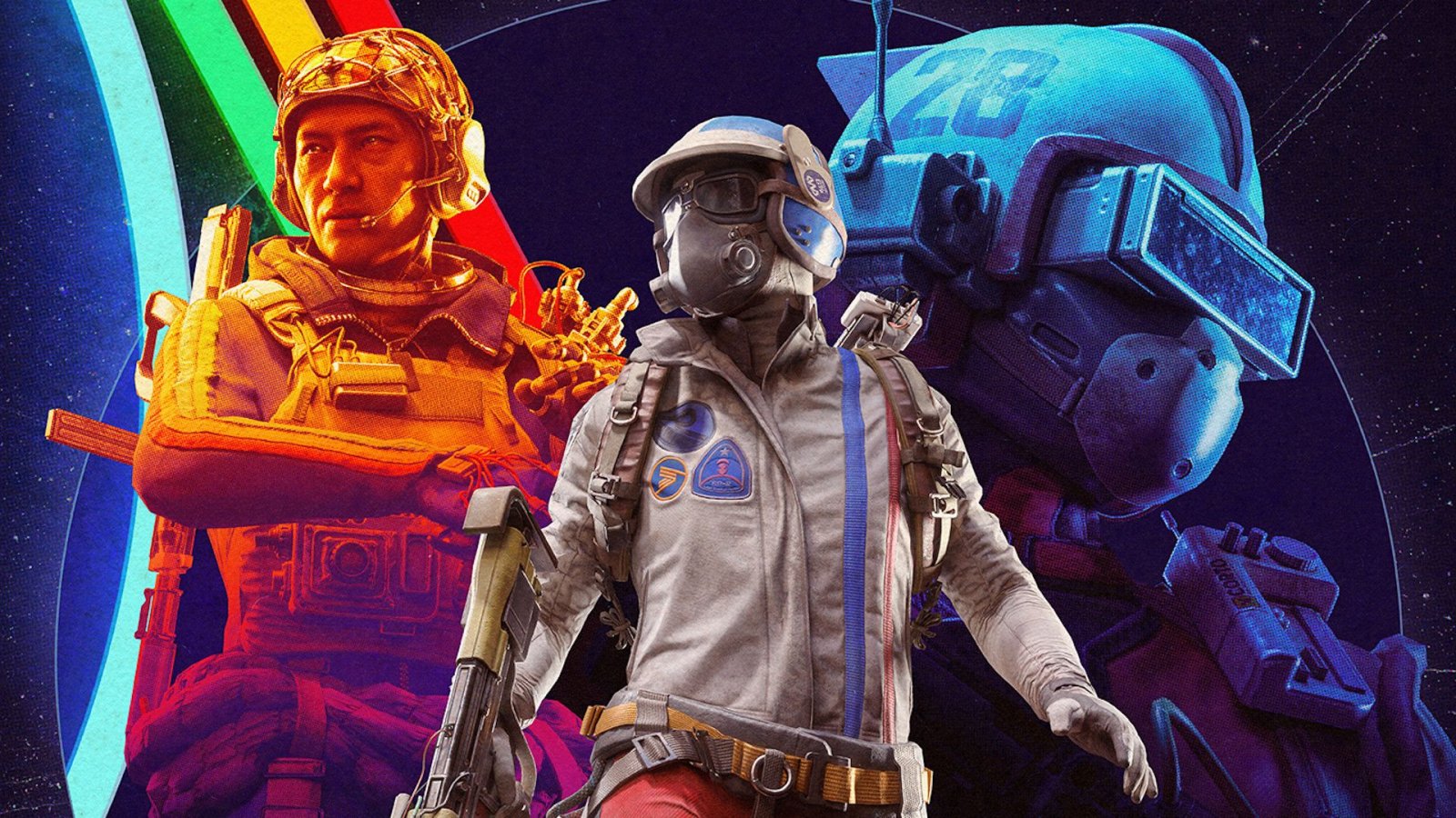 Un artwork di ARC Raiders con vari personaggi in copertina