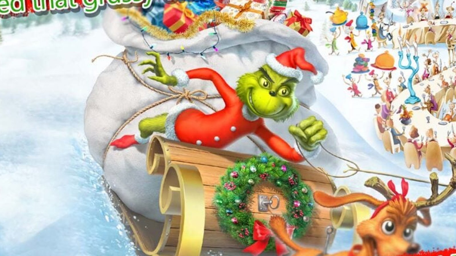 La copertina del gioco del Grinch