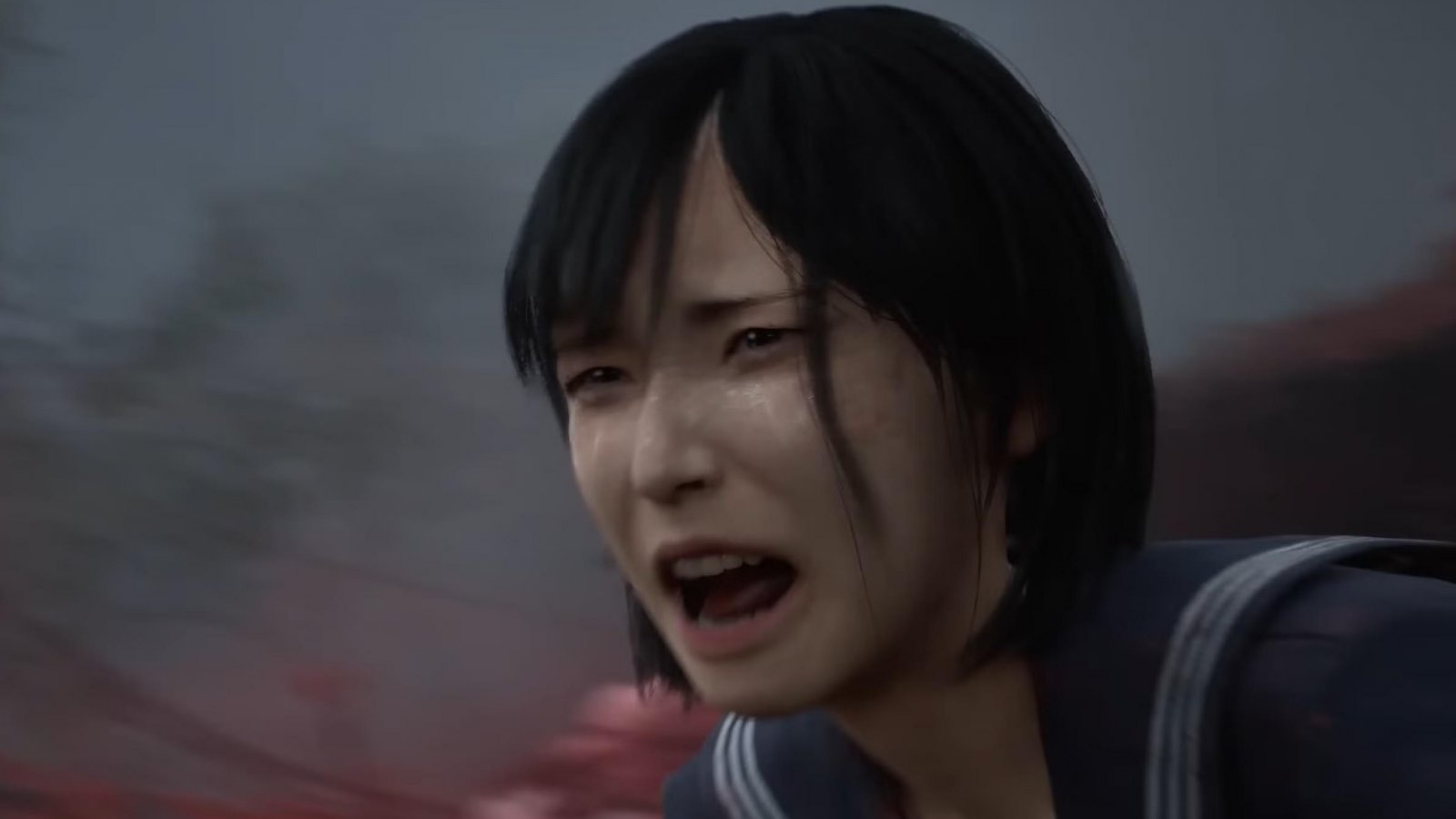 Hinako che urla e piange in Silent Hill f