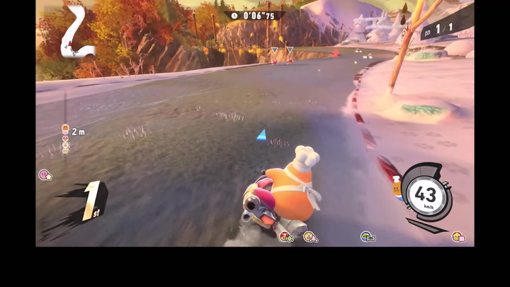 Kirby Air Riders - Presentazione del tracciato Monte Autunno