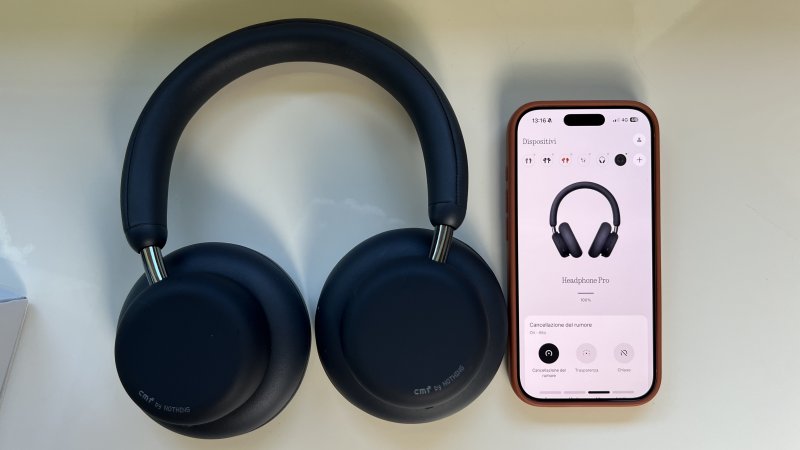 La gestione passa attraverso la solita app Nothing X La gestione passa attraverso la solita app Nothing X