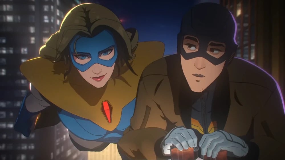 Blazer e Mecha Man in Dispatch