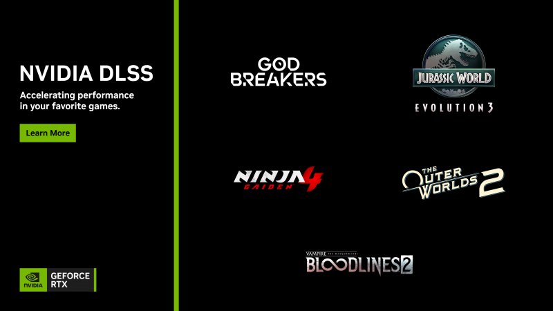 Nuovi titoli compatibili con tecnologia NVIDIA DLSS 4