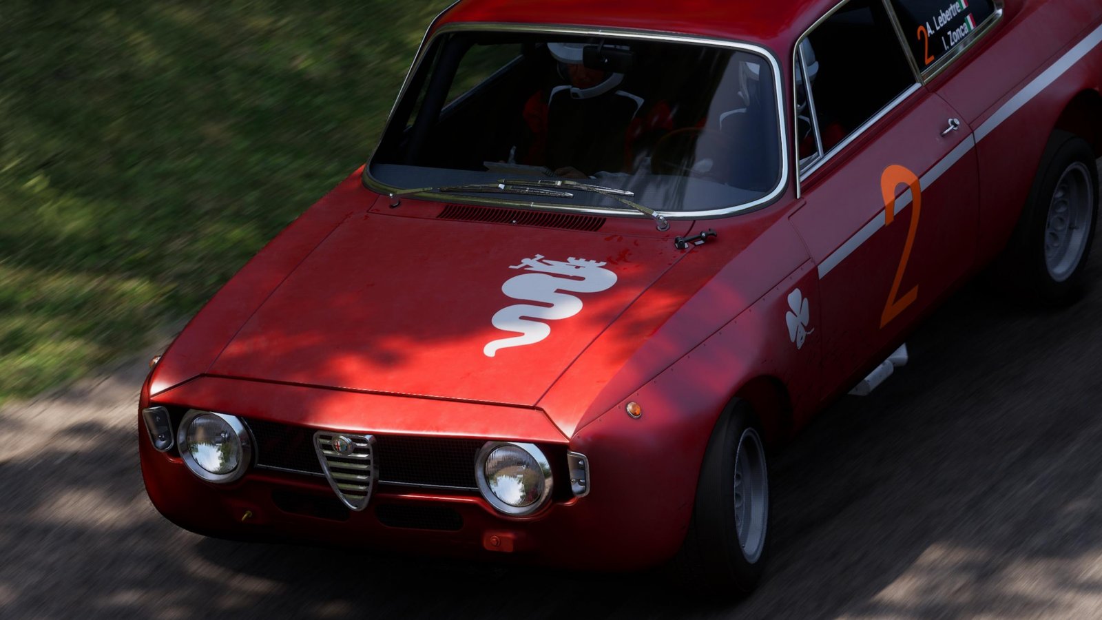 Una Alfa Romeo GTA 1300 Junior Gr.2 del 1972