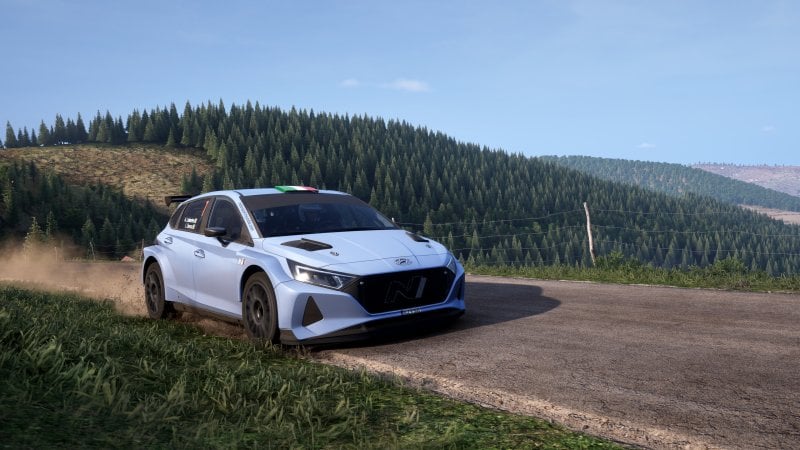 Una sequenza di gara in Assetto Corsa Rally Una sequenza di gara in Assetto Corsa Rally