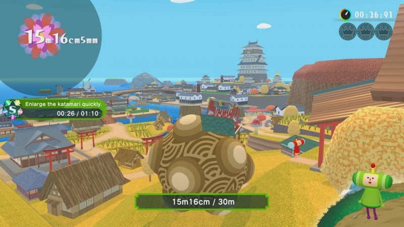 Non si batte la fiacca, abbiamo 15 metri di Katamari da far rotolare! Non si batte la fiacca, abbiamo 15 metri di Katamari da far rotolare!