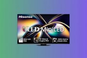 La Smart TV Hisense Mini-LED 4K da 55" è in sconto su Amazon al minimo storico