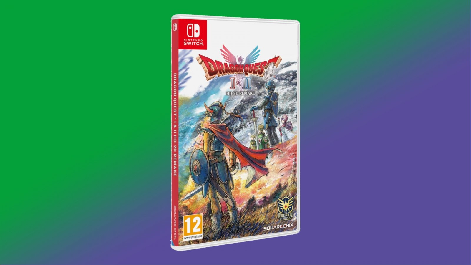 La confezione Nintendo Switch di Dragon Quest I & II HD-2D Remake