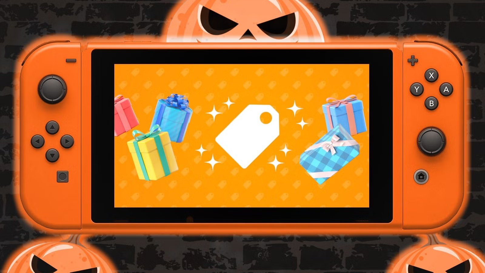 Nintendo Switch a tema Halloween