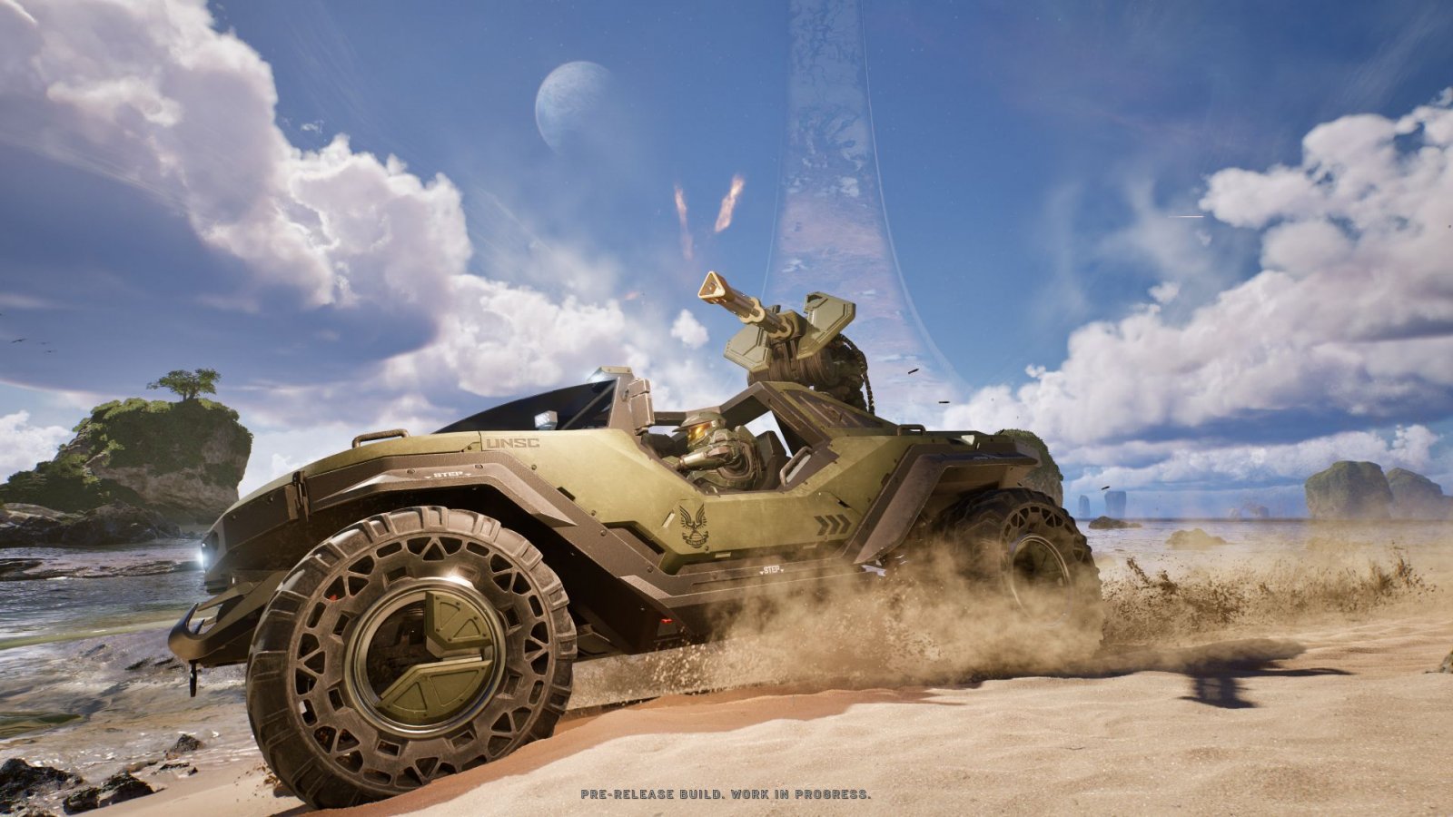 Il Warthog in azione in Halo: Campaign Evolved