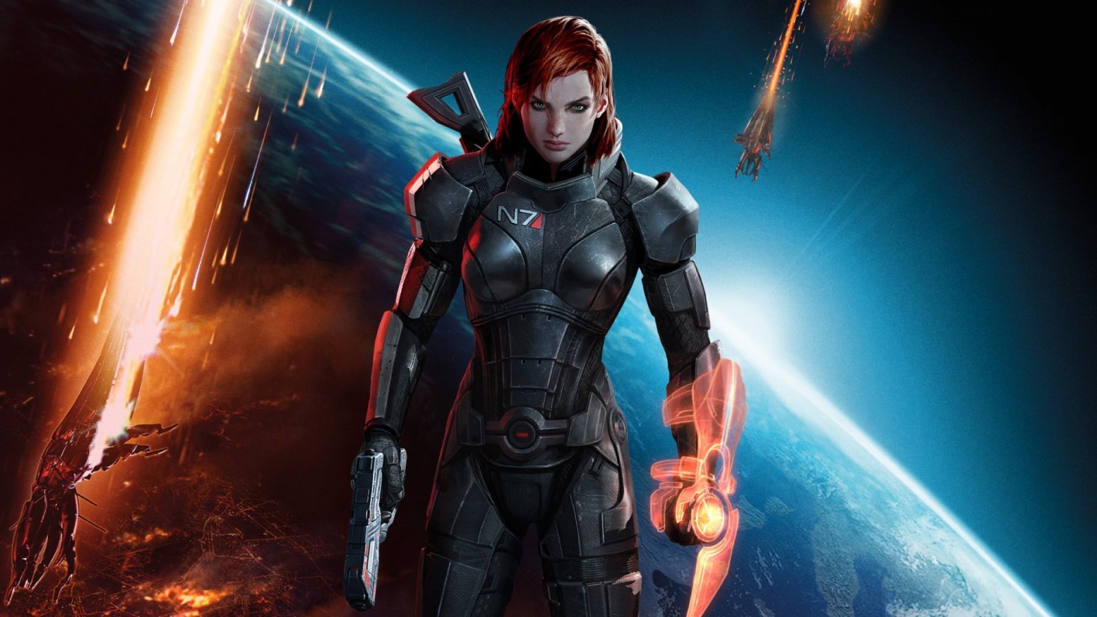 La versione femminile di Shepard in Mass Effect
