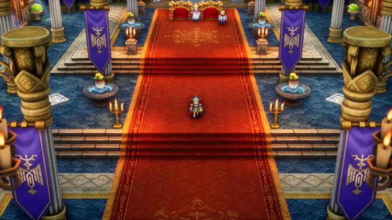 Nel primo Dragon Quest controlliamo un solo personaggio, l'eroe Nel primo Dragon Quest controlliamo un solo personaggio, l'eroe